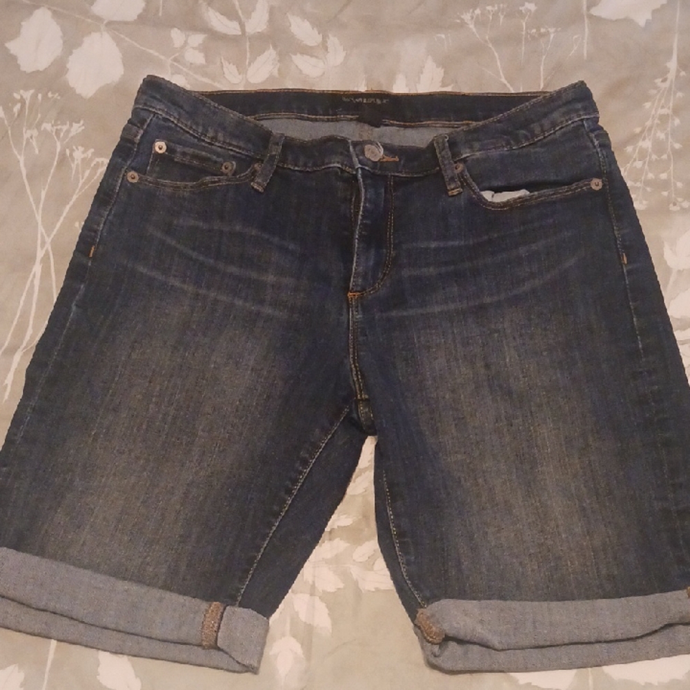 Banana Republic Dark Blue Jean Shorts
